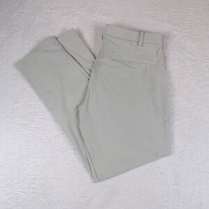 Lululemon ABC Slim Fit Pants Mens Size 34 Casual 5 Pocket, light green/gray